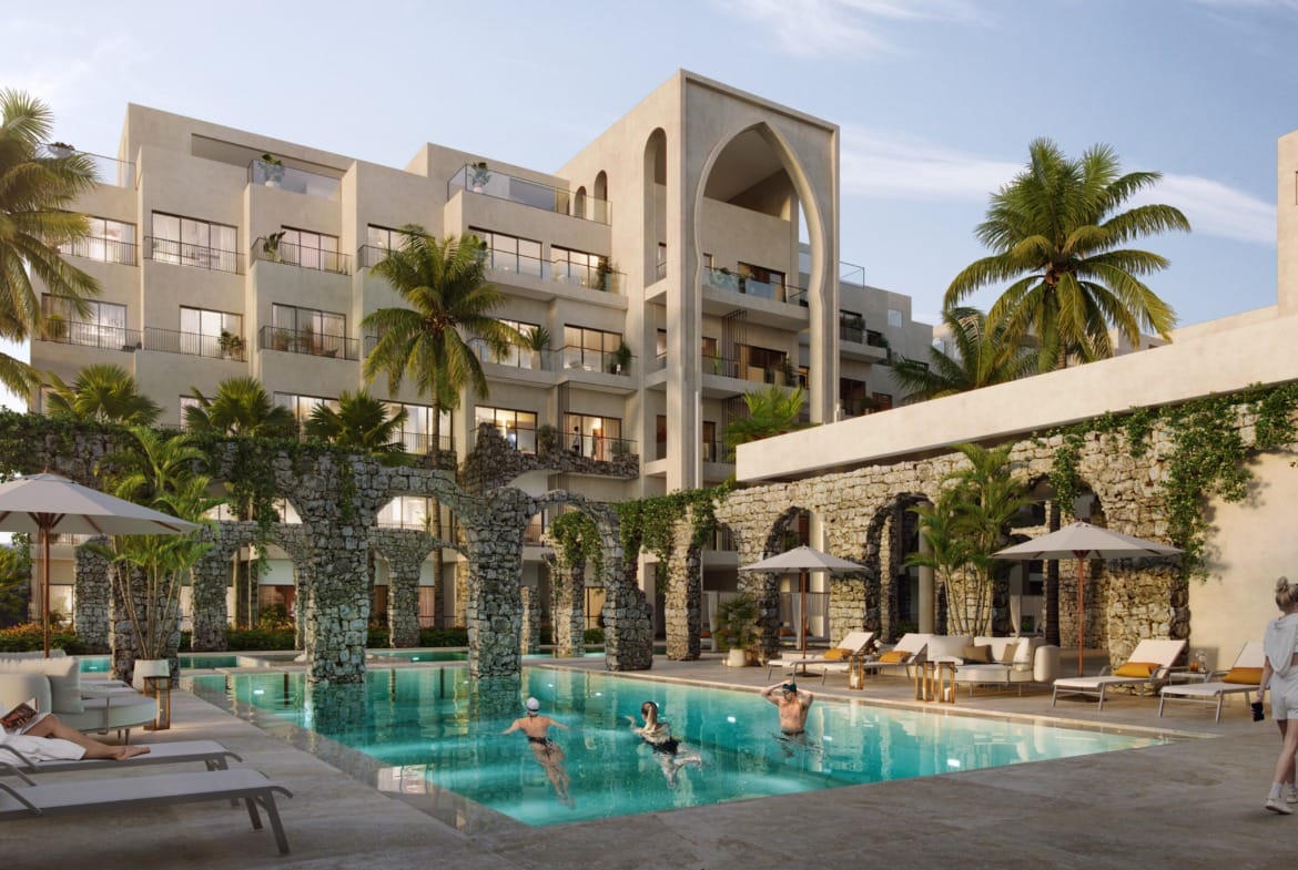 Area Social Poseidonia Residences I Apartamentos En Punta Cana