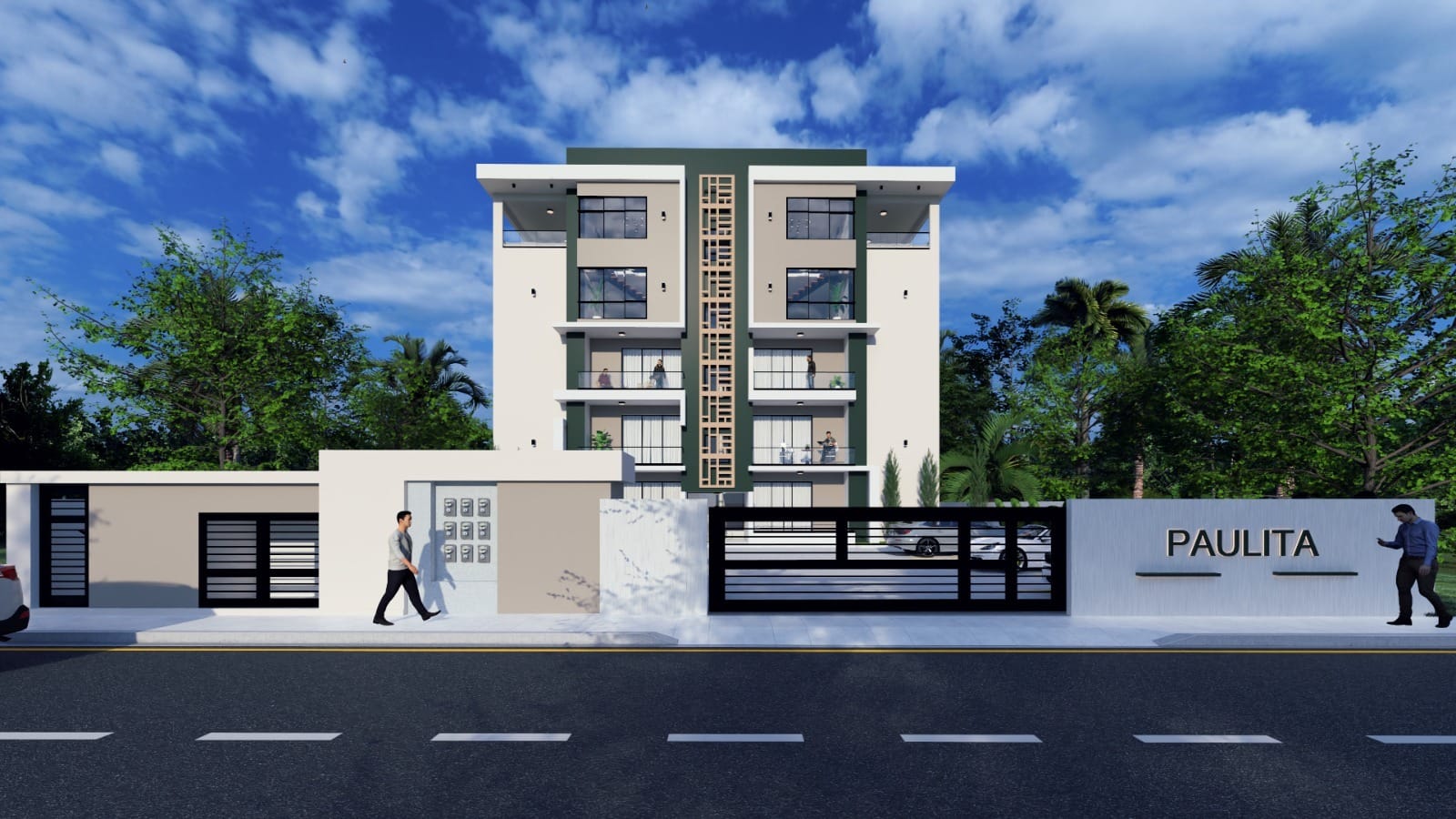 Fachada Residencial Paulita en El Dorado II