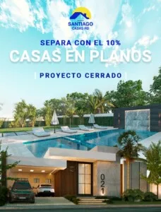 CASAS EN PLANOS EN VENTA – LLANOS DE GURABO, SANTIAGO DE LOS CABALLEROS.