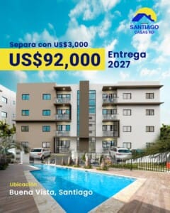RESIDENCIAL GRADITI GARDEN – VILLA VARDE, SANTIAGO CASAS RD