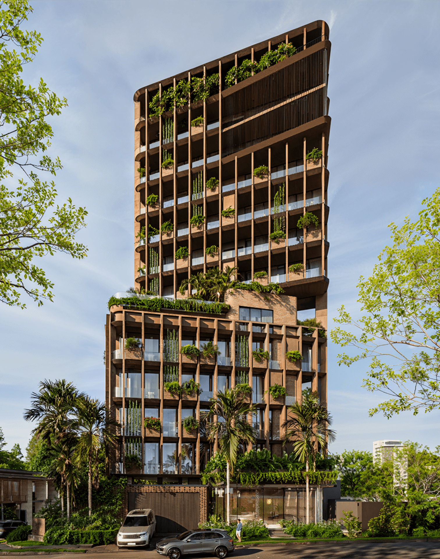 Fachada ALTUS RESIDENCE – SANTIAGO.