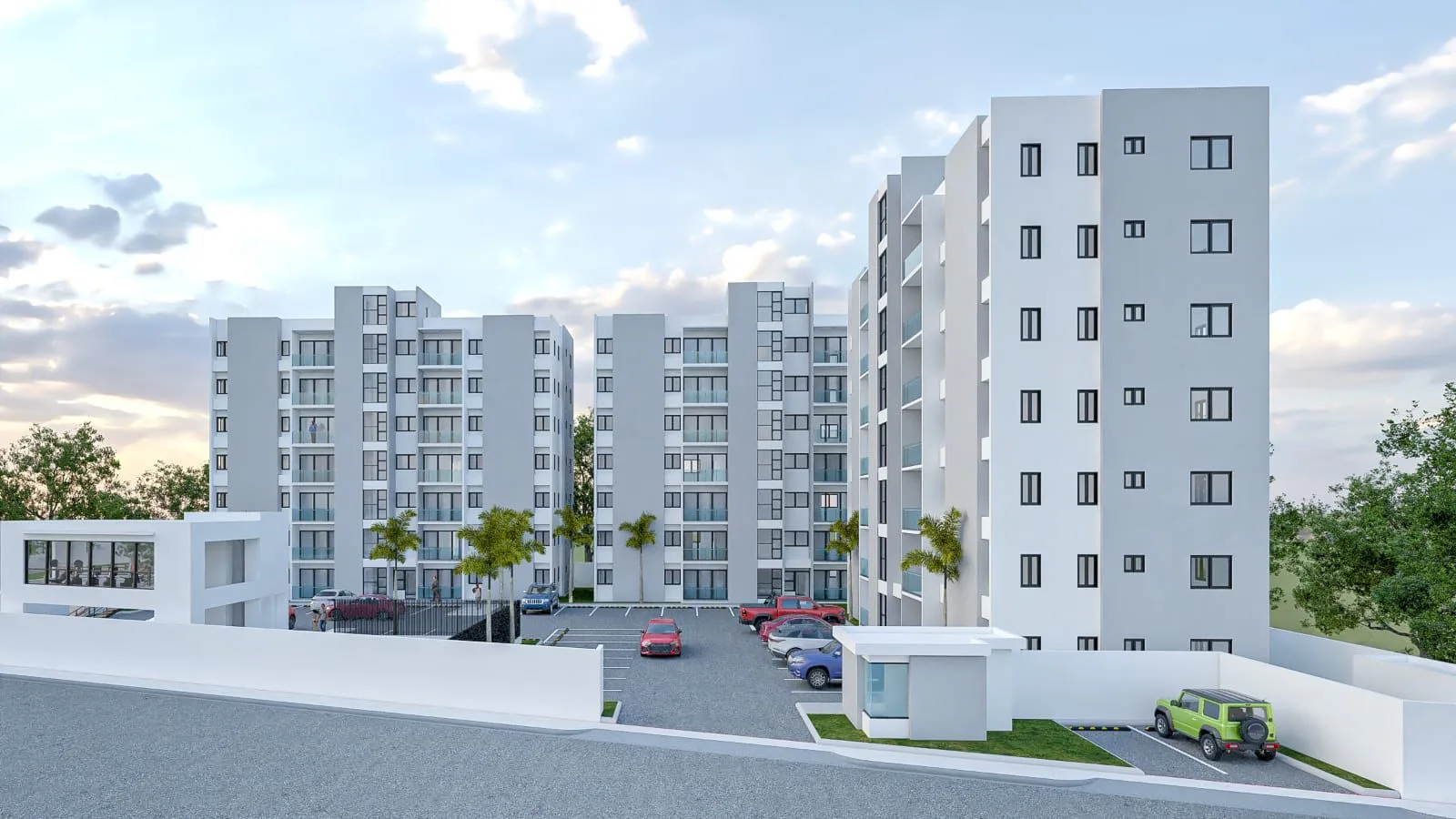Fachada RESIDENCIAL TORRES DEL VALLE – SANTIAGO