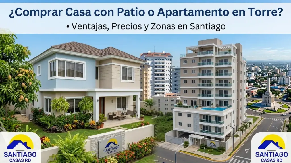 Familia decidiendo si comprar casa o apartamento en Santiago