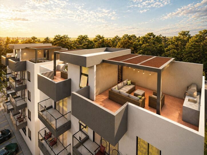 Area Social Apartamentos en Planos en Venta – Gurabo, Santiago de los Caballeros