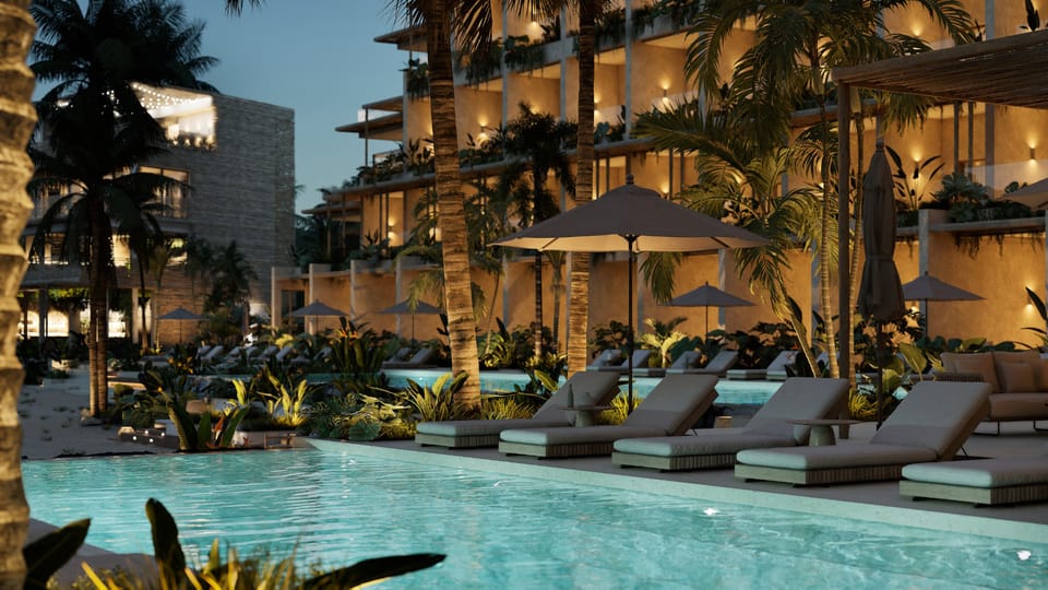 Fachada Oasis Lake II | Suites Condo-Hoteleras en Punta Cana Downtown