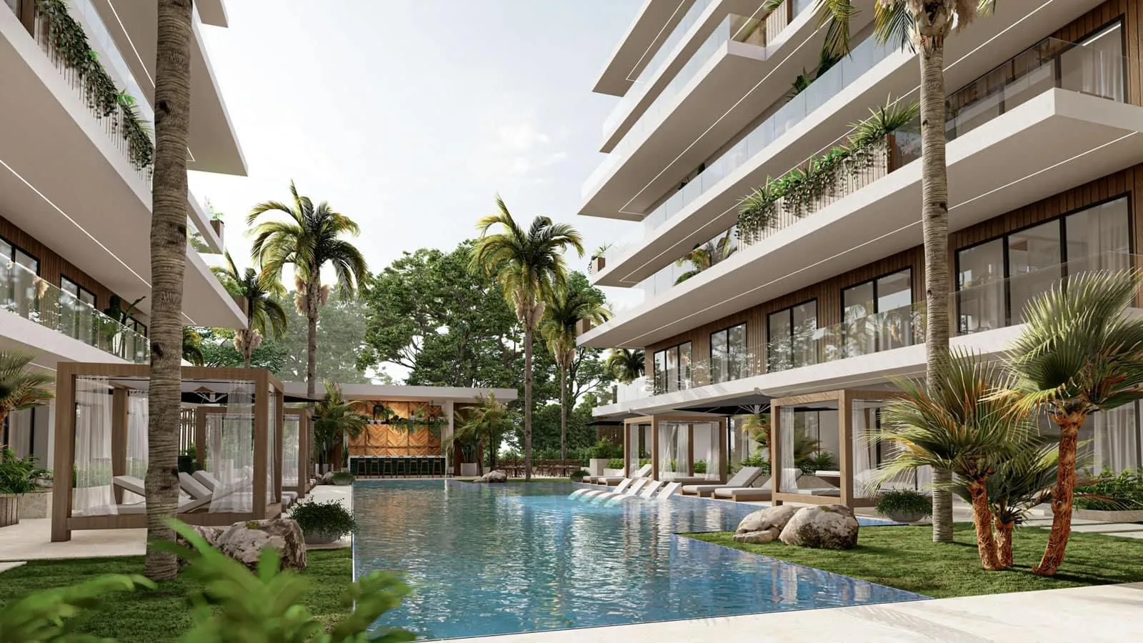 Area Social ICON BAY LUXURY RESIDENCES: EXCLUSIVIDAD Y LUJO FRENTE AL MAR EN-CAP CANA