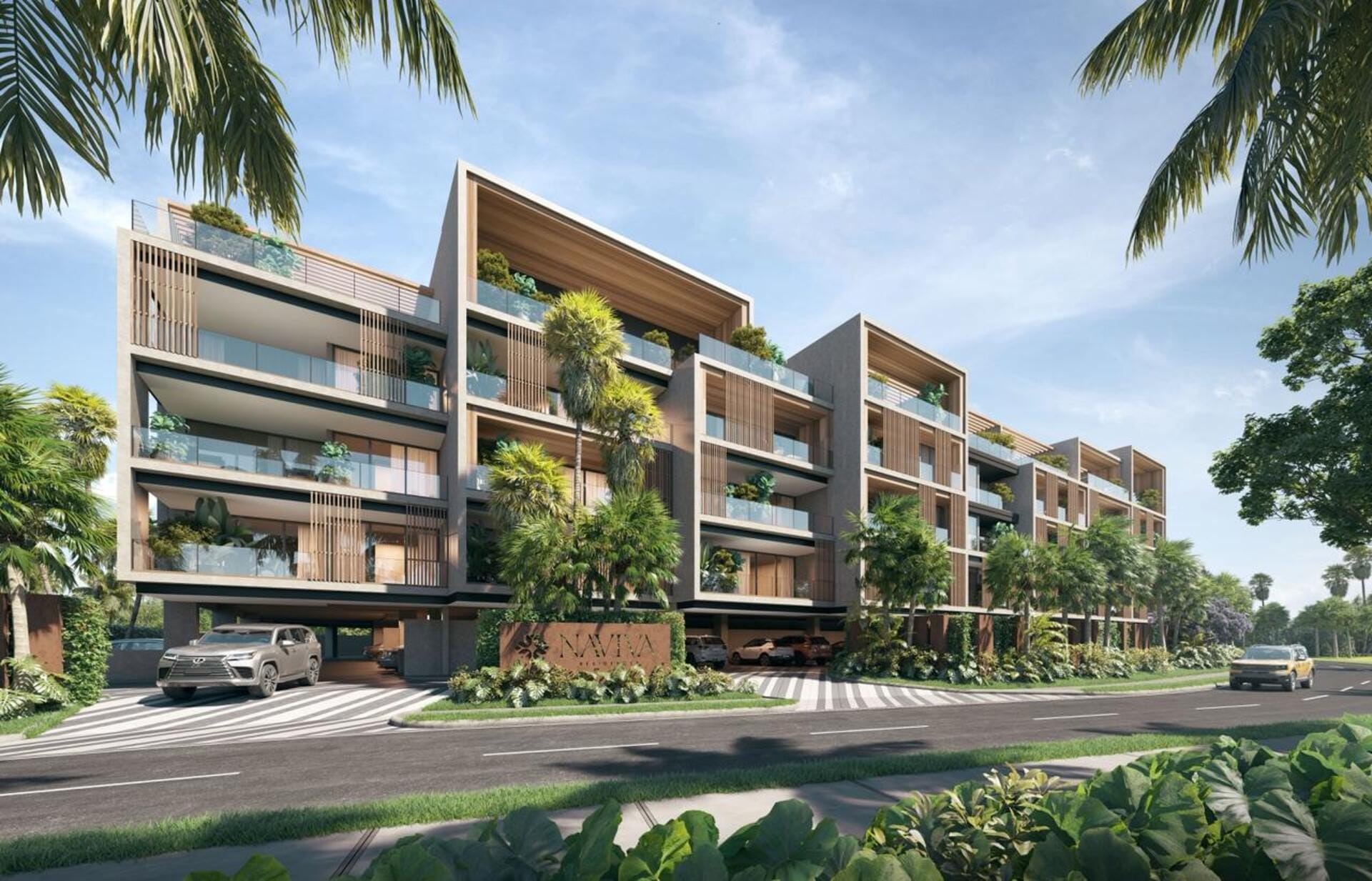 Fachada NAVIVA Residences at Downtown Punta Cana