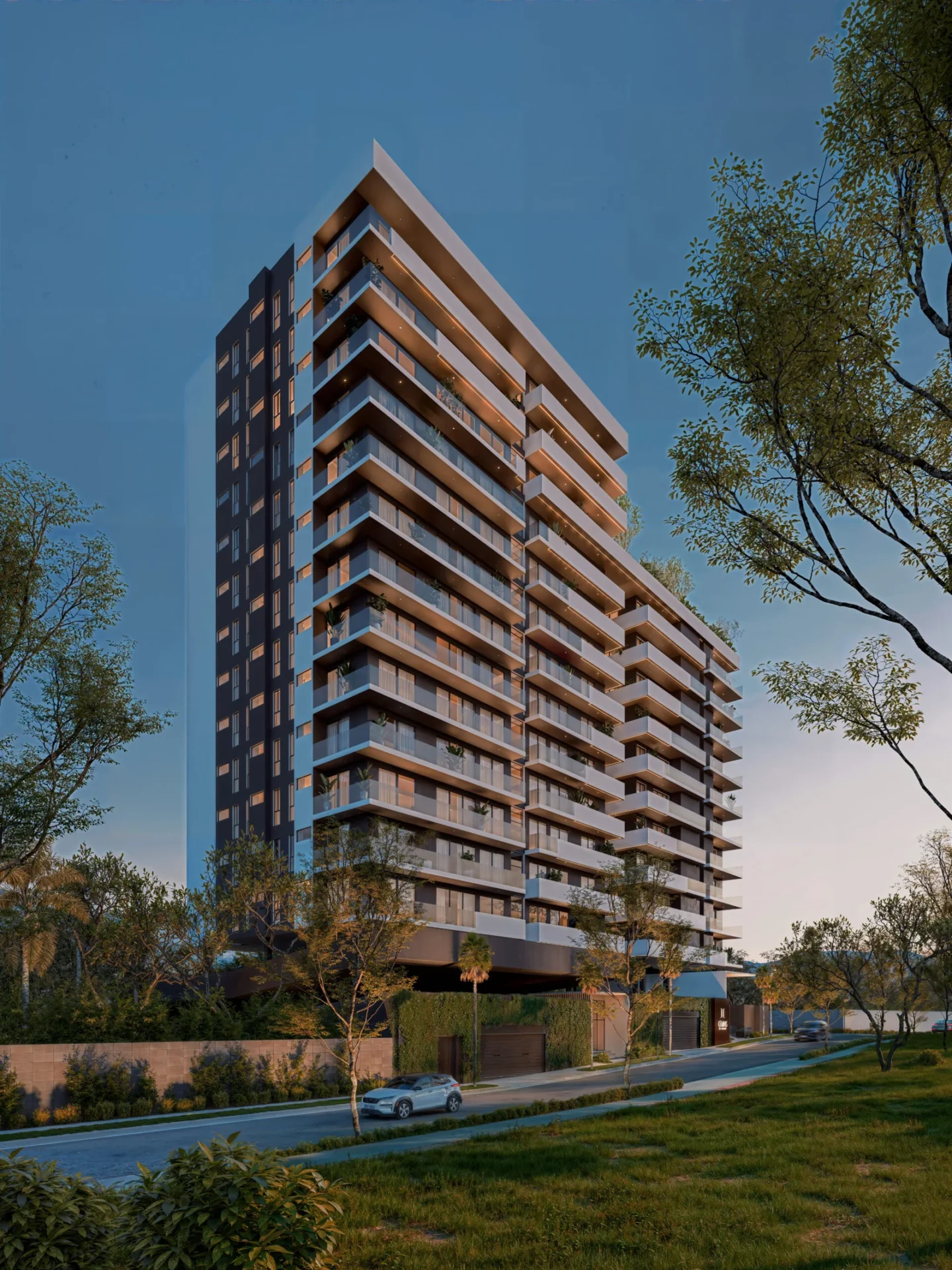 Fachada TORRE GEMINIS – LA ESMERALDA, SANTIAGO