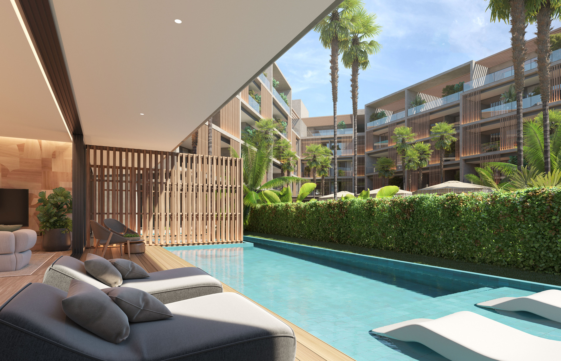 Area Social Naviva Residences – Downtown Punta Cana