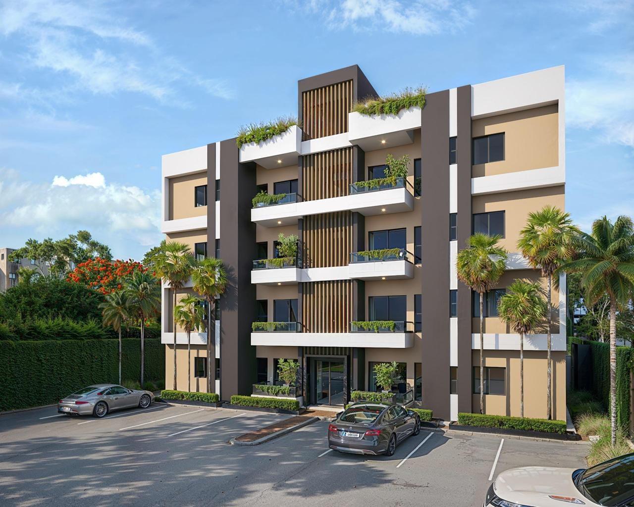 Fachada Villas Las Marías
