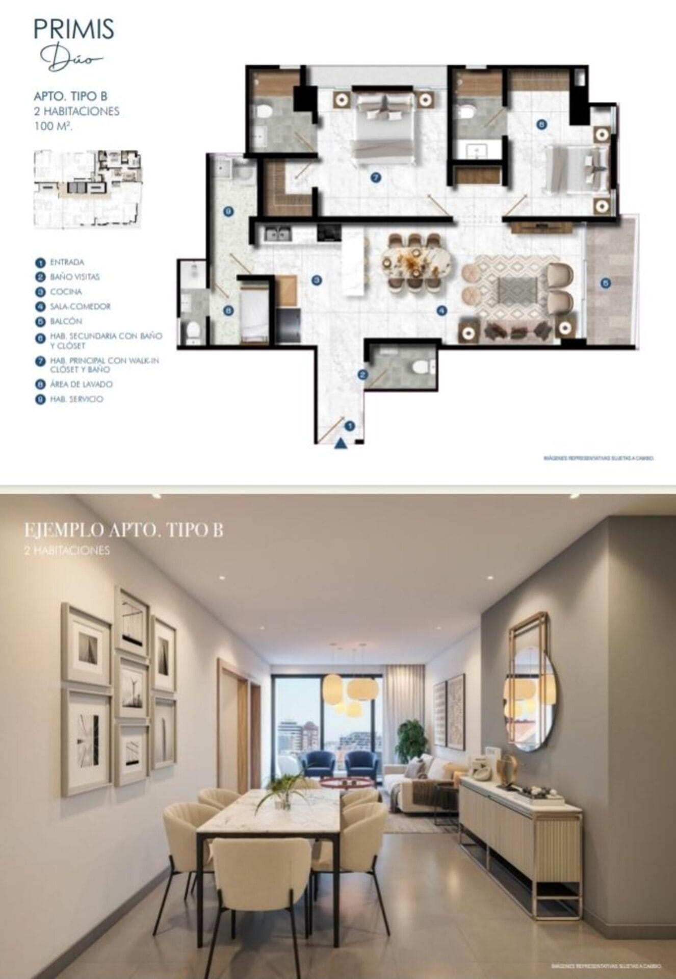 Exclusivo proyecto de Apartamentos en Venta PRIMIS DÚO ubicado en Serrallés RD