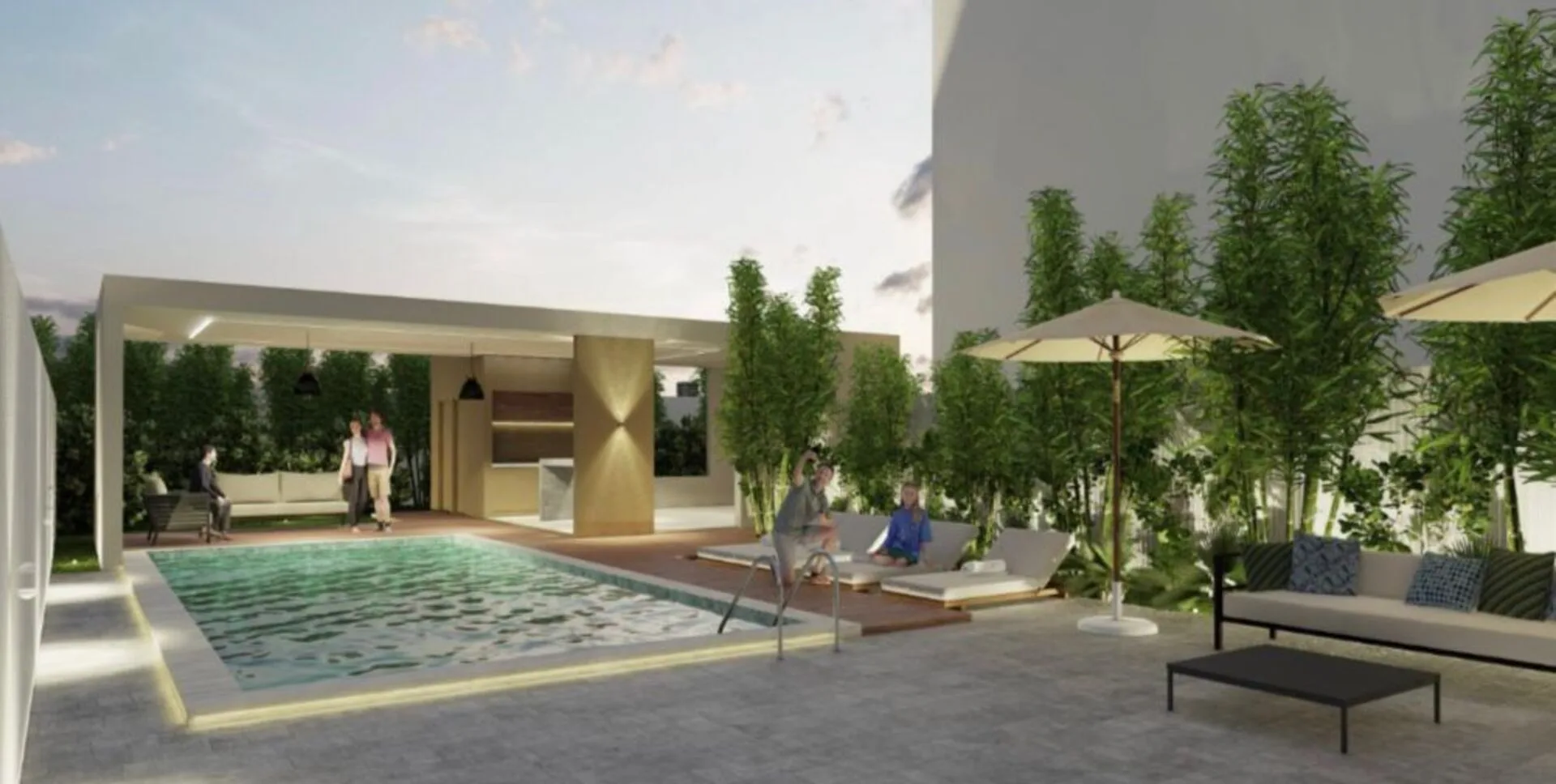 Area Social Porto Blanco, Av. Hispanoamericana, Santiago – 3 hab